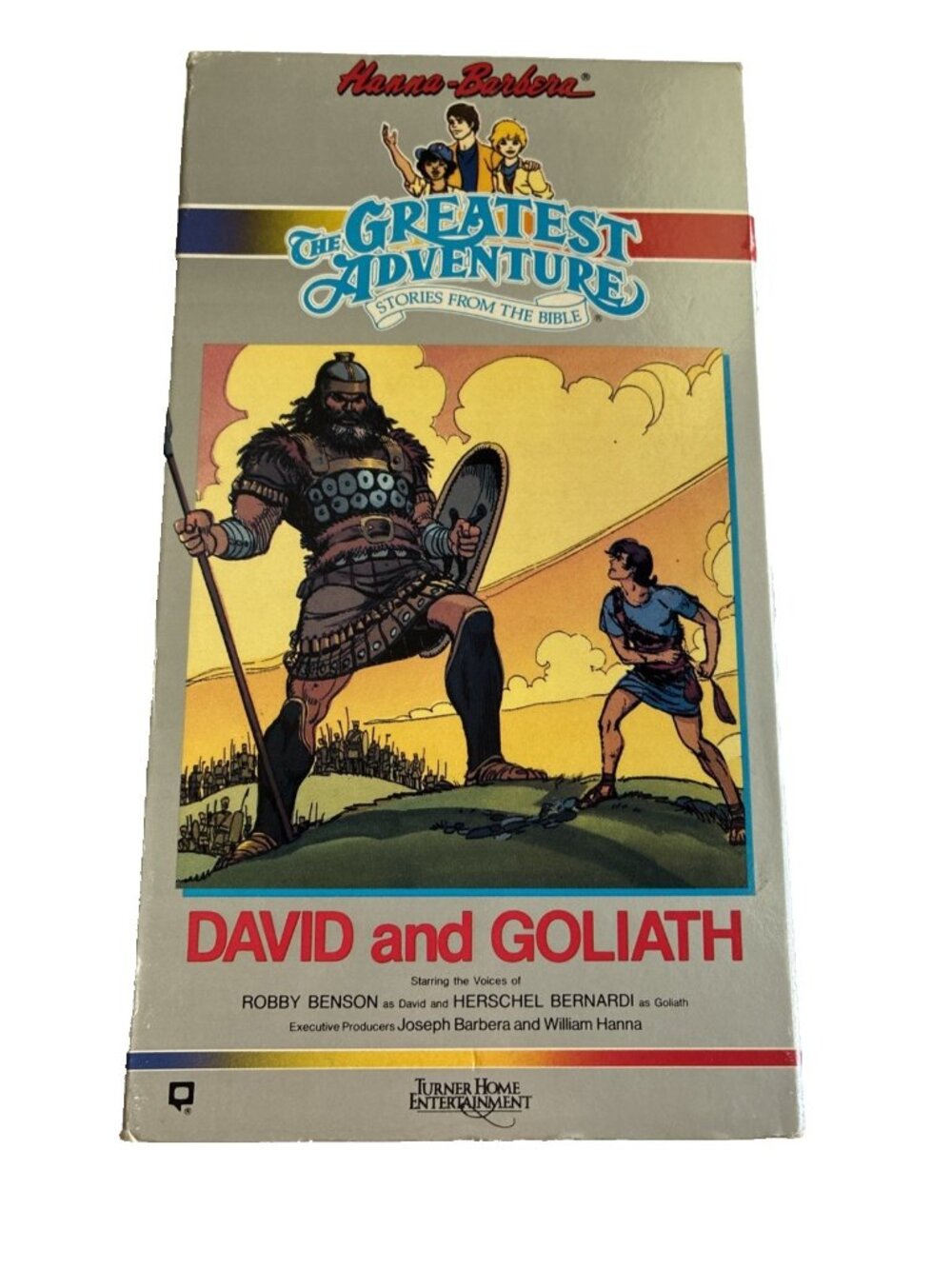 Vintage Hanna Barbera Greatest Adventure David and Goliath VHS Bible Story Tape